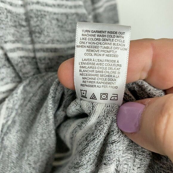 Spiritual Gangster Gold Logo Collegiate Stripe Long Sleeve Lounge Pullover Small - Picture 6 of 9